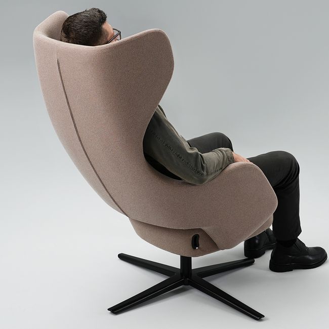 SANDIE Lounge-Sessel | 4-Stern-Fußkreuz, Synchronmechanik