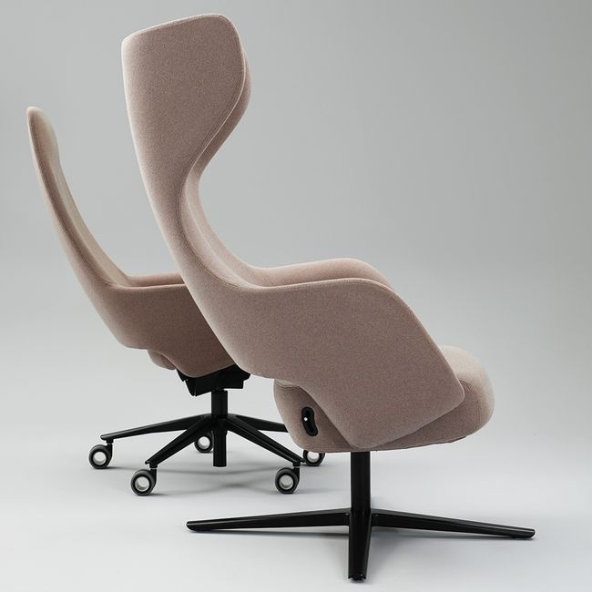 SANDIE Lounge-Sessel | 4-Stern-Fußkreuz, Synchronmechanik