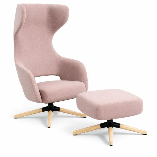 SANDIE Lounge-Sessel | 4-Stern-Fußkreuz, Synchronmechanik