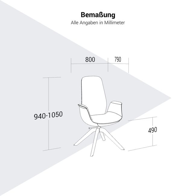 profim - ElliePro Konferenzstuhl | Holzgestell