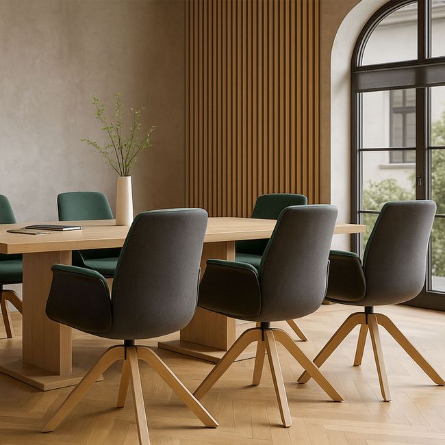 profim - ElliePro Konferenzstuhl | Holzgestell