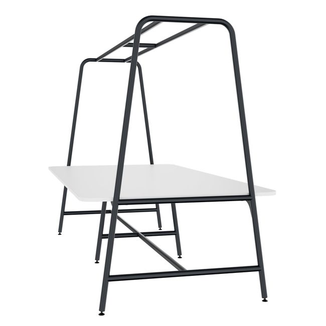 ROUND Multipurpose Tisch | 2400 - 2800  x 740 - 1050 mm, Weiß