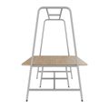 Round multipurpose table | 2400 - 2800 x 740 - 1050 mm, amber oak - 4 Thumbnail Image