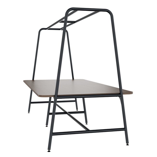 ROUND Multipurpose Tisch | 2400 - 2800  x 740 - 1050 mm, Nussbaum