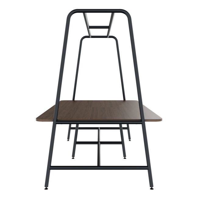 ROUND Multipurpose Tisch | 2400 - 2800  x 740 - 1050 mm, Nussbaum