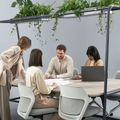 ROUND Multipurpose Tisch | 2400 - 2800  x 740 - 1050 mm, Nussbaum - 12 Thumbnail Image