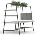 ROUND Multipurpose Tisch | 2400 - 2800  x 740 - 1050 mm, Nussbaum - 14 Thumbnail Image