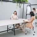 ROUND Multipurpose Tisch | 2400 - 2800  x 740 - 1050 mm, Nussbaum - 16 Thumbnail Image