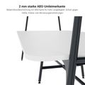 ROUND Multipurpose Tisch | 2400 - 2800  x 740 - 1050 mm, Nussbaum - 6 Thumbnail Image