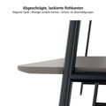 Round multipurpose table | 2400 - 2800 x 740 - 1050 mm, HPL white - 6 Thumbnail Image
