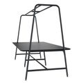 ROUND Multipurpose Tisch | 2400 - 2800  x 740 - 1050 mm, Fenix Schwarz