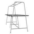 Round multipurpose table | 2400 - 2800 x 740 - 1050 mm, Fenix ​​black - 3 Thumbnail Image