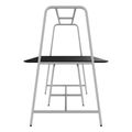 Round multipurpose table | 2400 - 2800 x 740 - 1050 mm, Fenix ​​black - 4 Thumbnail Image