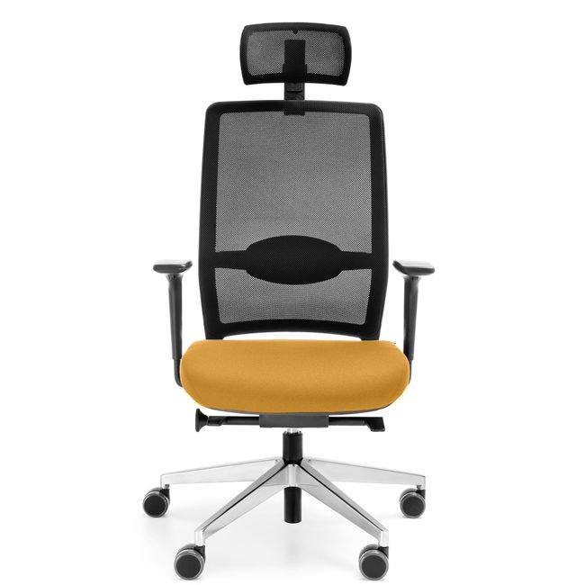 profim – VerisNet Bürodrehstuhl | Synchronmechanik, Netzrücken