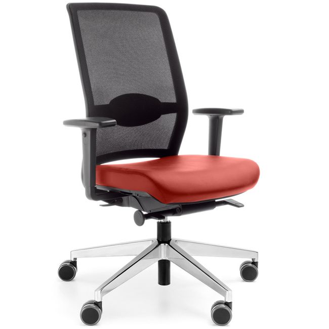 profim – VerisNet Bürodrehstuhl | Synchronmechanik, Netzrücken