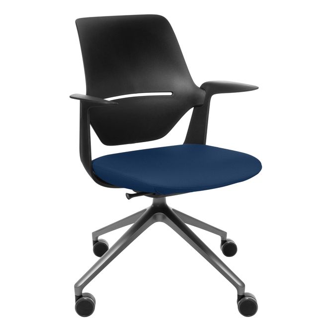 profim – TRILLO PRO Konferenzstuhl | Mit Rollen, Synchronmechanik