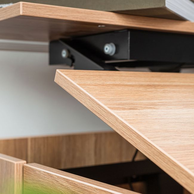 StartUs-E klappbarer, höhenverstellbarer Schreibtisch | 1000-1200 mm