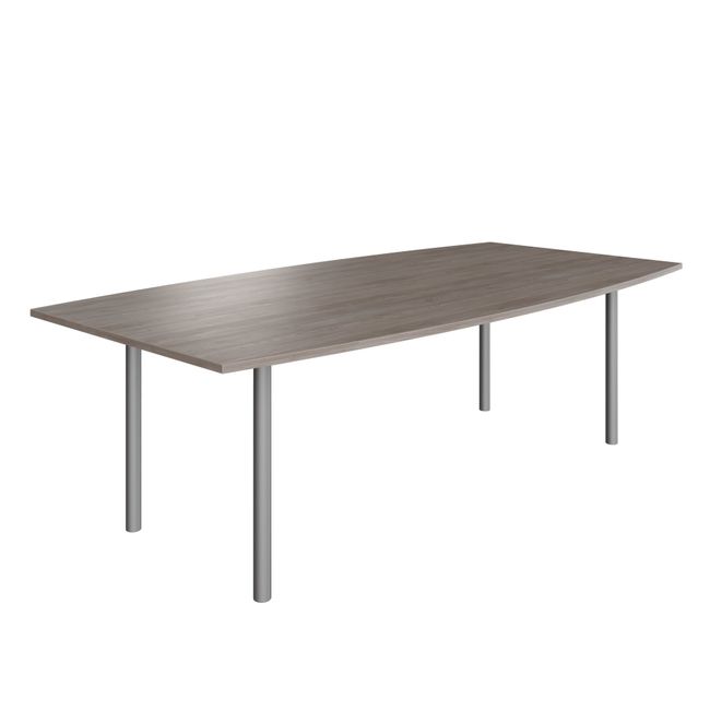OPTIMA Konferenztisch | 2400 x 1200 mm (8 Sitzplätze), bootsform OPTIMA Konferenztisch | 2400 x 1200 mm (8 Sitzplätze), bootsform