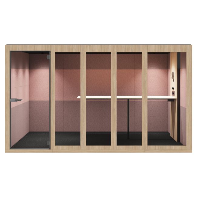 SILENT ROOM XL - Meetingbox | Raum-in-Raum, Schallschutz, Für 8 Personen, Bezugsstoffe BERTA / SYNERGY / VELITO