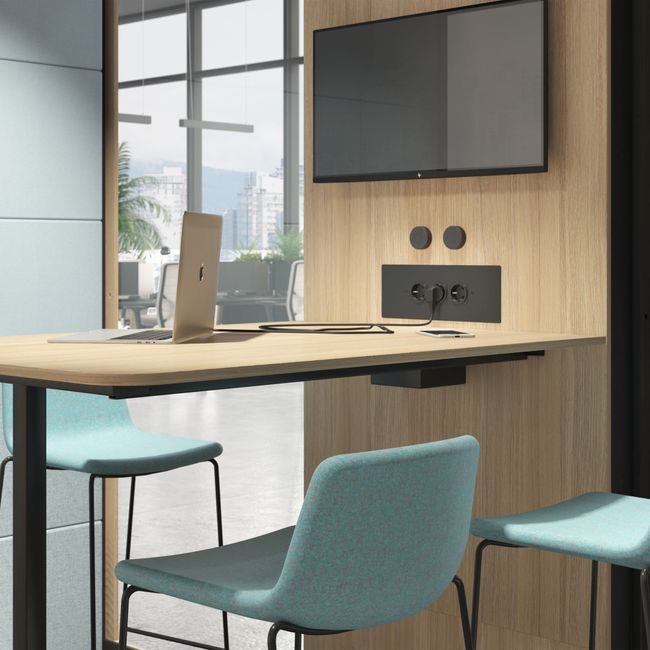 SILENT ROOM XL - Meetingbox | Raum-in-Raum, Schallschutz, Für 8 Personen, Bezugsstoffe BERTA / SYNERGY / VELITO