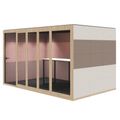 SILENT ROOM XL - Meetingbox | Raum-in-Raum, Schallschutz, Für 8 Personen, Bezugsstoffe BERTA / SYNERGY / VELITO