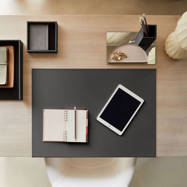 FLORENTIA Schreibtischunterlage | 700 - 900 mm, mit Kantenschutz