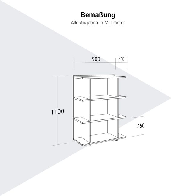 PLANA Regalschrank | 3OH, 900 x 1190 mm PLANA Regalschrank | 3OH, 900 x 1190 mm