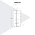 PLANA Regalschrank | 5OH, 900 x 1942 mm