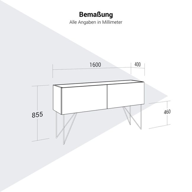 AIR Aufsatzschrank | 1600 x 855 mm