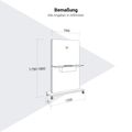BRALCO Flipper Medienwand | 1000x1800 mm, Whiteboard BRALCO Flipper Medienwand | 1000x1800 mm, Whiteboard