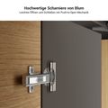 MOTION 2-Motoren-Schreibtisch mit Sideboard | Elektrisch höhenverstellbar, 2000 x 1800 mm, Esche Schwarz Furnier - 11 Thumbnail Image