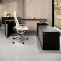 MOTION 2-Motoren-Schreibtisch mit Sideboard | Elektrisch höhenverstellbar, 2000 x 1800 mm, Esche Schwarz Furnier - 15 Thumbnail Image