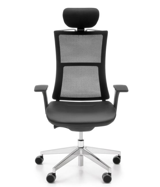 profim – VIOLLE Bürodrehstuhl | Synchronmechanik, Netz- oder Polsterrücken