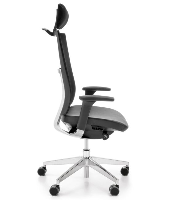 profim – VIOLLE Bürodrehstuhl | Synchronmechanik, Netz- oder Polsterrücken