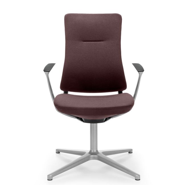 profim – VIOLLE Konferenzstuhl | 4-Stern-Fußkreuz, Netz- oder Polsterrücken