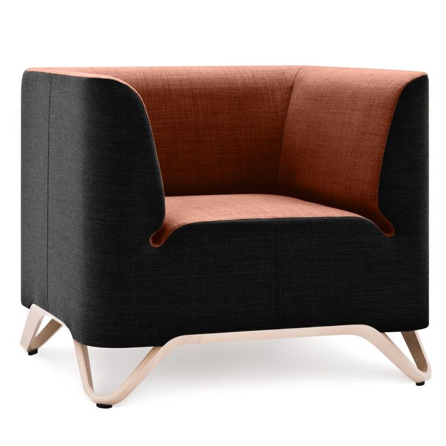 profim - SoftBox Lounge-Sessel | Kufengestell