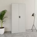 Corex wing door cabinet | 5OH, 900 x 1850 mm, steel body, light gray - 2 Thumbnail Image
