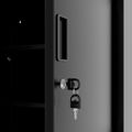 Corex combination cabinet | 5OH, 900 x 1850 mm, steel body, black - 5 Thumbnail Image