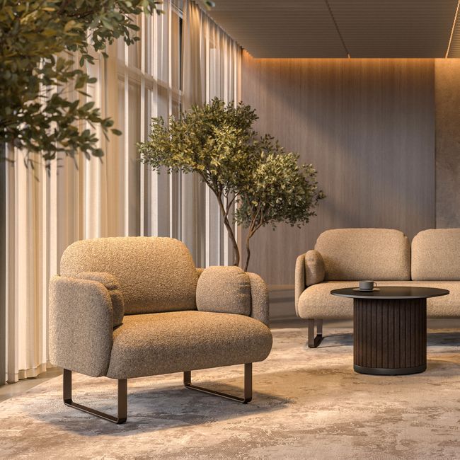 MYAMI Premium Lounge-Sessel | 850 x 790 mm, 1-Sitzer