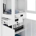 Corex combination cabinet | 900 x 1850 mm, steel body, with drawers, white - 7 Thumbnail Image