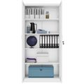 COREX Vitrinenschrank | 5OH, 900 x 1850 mm, Stahlkorpus, Weiß - 4 Thumbnail Image
