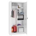 COREX Garderobenschrank | 900 x 1850 mm, Stahlkorpus, Weiß - 3 Thumbnail Image