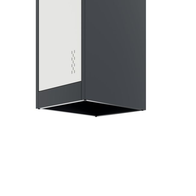 COREX Spind | 380 x 1850 mm (1 Schließfach), Stahlkorpus, Anthrazit / Weiß COREX Spind | 380 x 1850 mm (1 Schließfach), Stahlkorpus, Anthrazit / Weiß