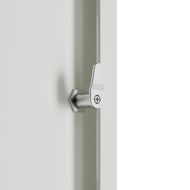 COREX Spind | 900 x 1850 mm (6 Schließfächer), Stahlkorpus, Anthrazit / Weiß