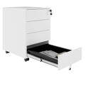 COREX Rollcontainer | 4 Schubladen, 500 mm tief, Weiß - 9 Thumbnail Image