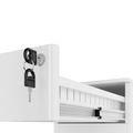 COREX SMALL Rollcontainer | 3 Schubladen, 520 mm tief, Weiß - 6 Thumbnail Image