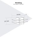 CHOICE Schrankunterteilung | Schrankbreite: 800-1000 mm CHOICE Schrankunterteilung | Schrankbreite: 800-1000 mm