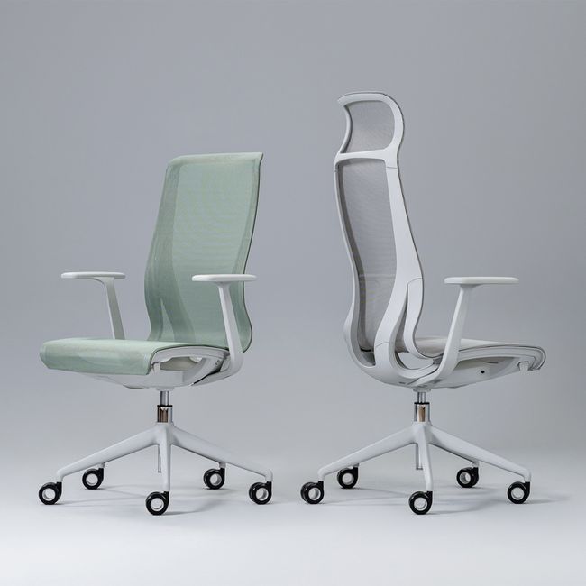 D-CHAIR Bürodrehstuhl | Synchronmechanik, 5-Stern-Fußkreuz