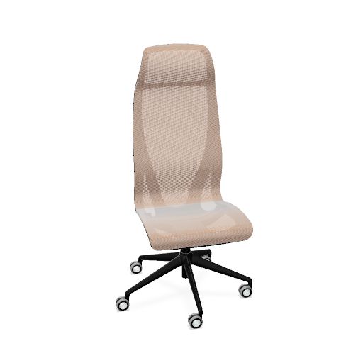 D-CHAIR Bürodrehstuhl | Synchronmechanik, 5-Stern-Fußkreuz, mit Kopfstütze