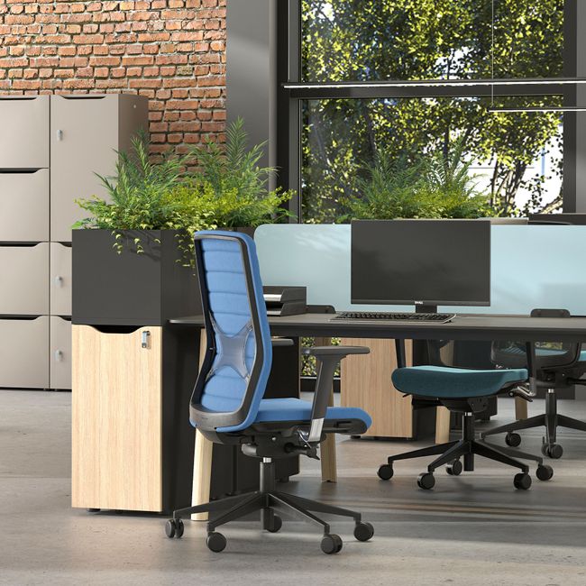 WIND Bürodrehstuhl | Synchronmechanik, Vollpolster